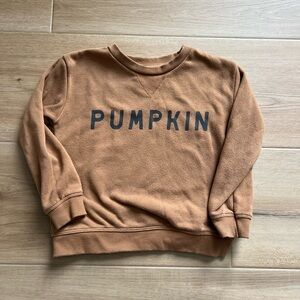 Little Co Pumpkin Crewneck